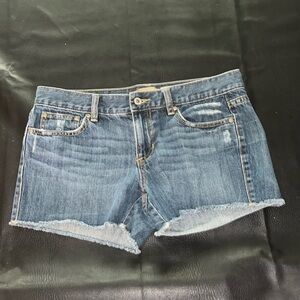 Old Navy Blue Jean Shorts (ultra low waist) size 6